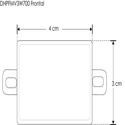 Driver corriente constante 3W 100-240Vca, 3-4.5Vcc 700mA FP>0.9 de iLumileds