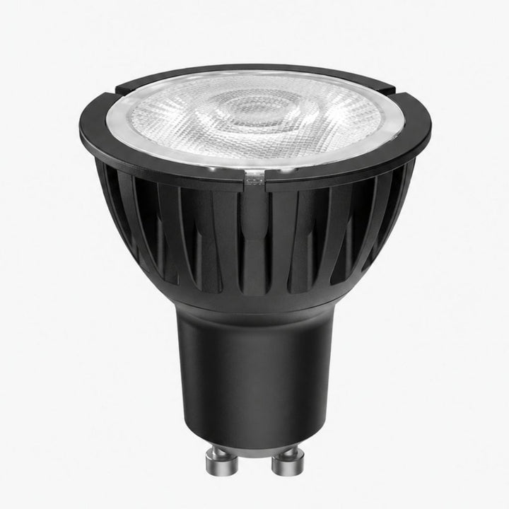 Onix MR16 LED 7W 36° 3000K GU10 IRC: 97 540lm 120V atenuable, fabricado en aluminio 50mil hr de LEXA
