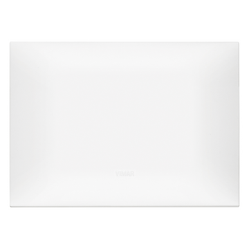 Placa Blanco Mate fabricada en tecnopolímero, línea NeveUp de Vimar