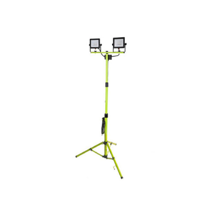 Luminario de trabajo ECO Worklight con tripíe ajustable hasta 1.71m  2 x 50W, 2 x 4,000lm 127V luz fría (5000K) de Luceco