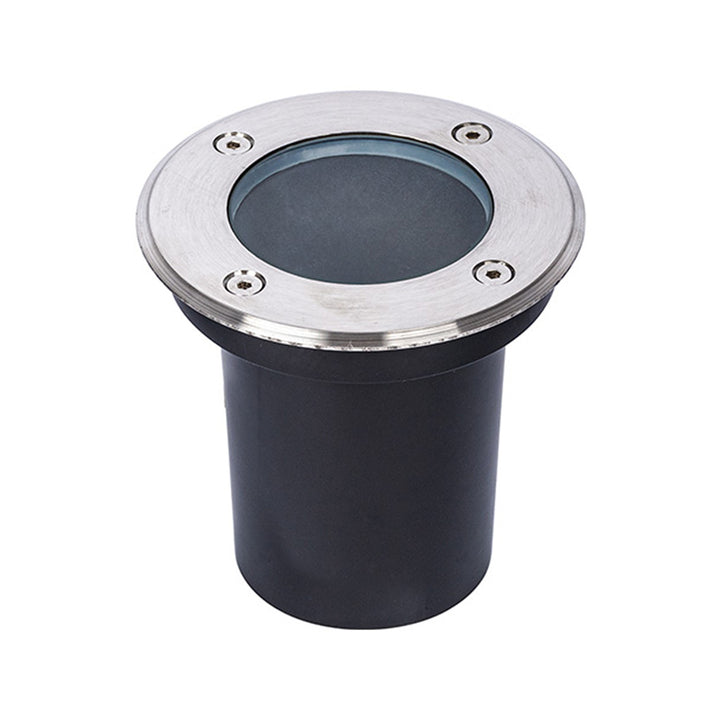 Luminario para empotrar en piso con tapa cirular para lámpra MR16 GU10 (housing incluido) de ICON