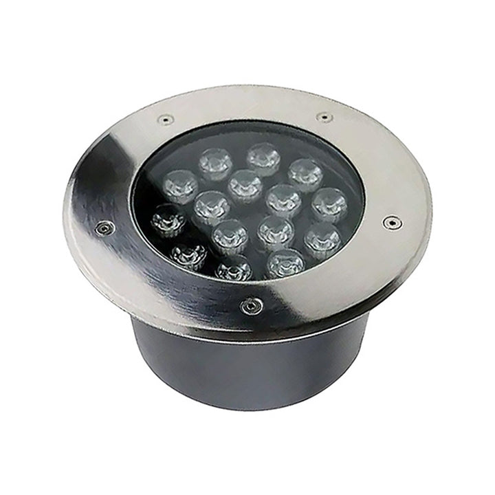 Luminario LED 15W 30° para empotrar en piso luz cálida (3000K) 85-265V de ICON