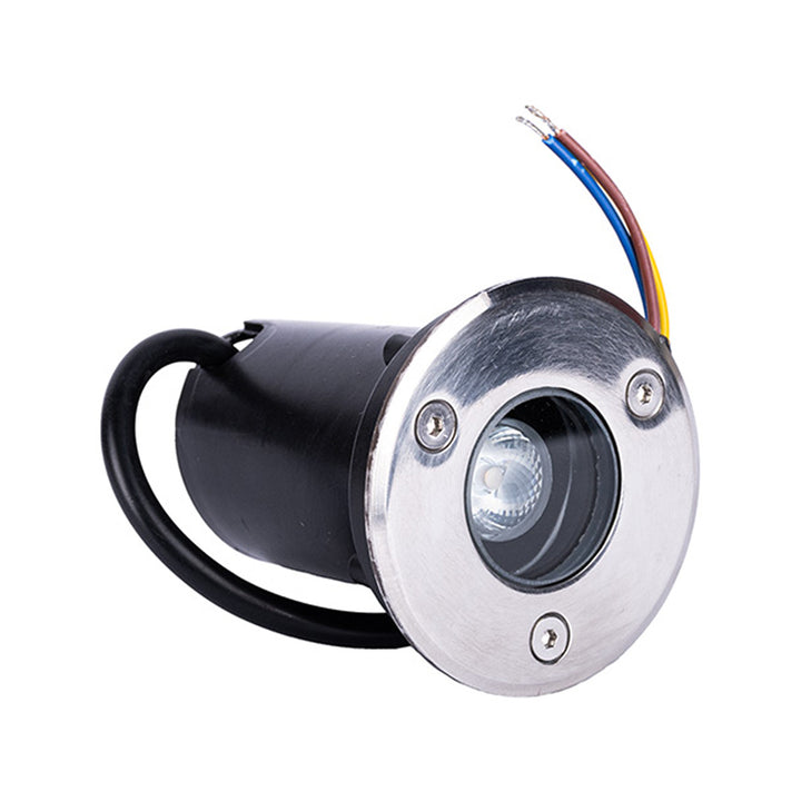 Luminario LED 1W 30° para empotrar en piso luz cálida (3000K) 85-265V de ICON