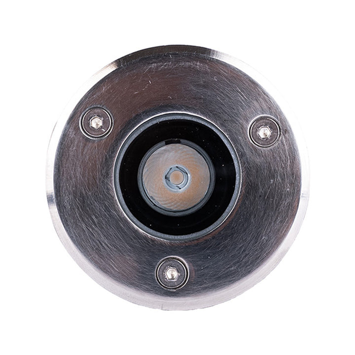 Luminario LED 1W 30° para empotrar en piso luz cálida (3000K) 85-265V de ICON