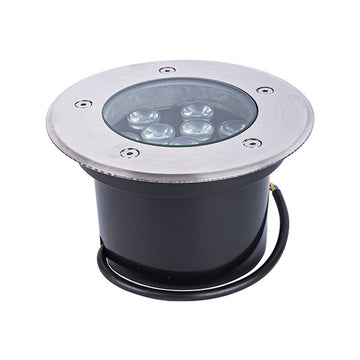 Luminario LED 9W 30° para empotrar en piso luz cálida (3000K) 85-265V de ICON
