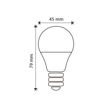 Bulbo G45 5W E26 100-240V opción luz cálida y fría (ideal zonas refrigeradas) de ICON