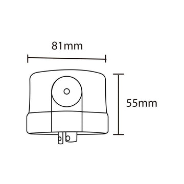 Fotocelda 3 pines 1000W 120-277V IP65 de ICON