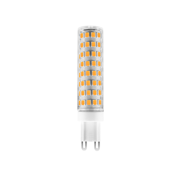 Foco atenuable tipo cacahuate 9W 110-265V color de luz neutro cálido (3000K) base G9 de iLumileds