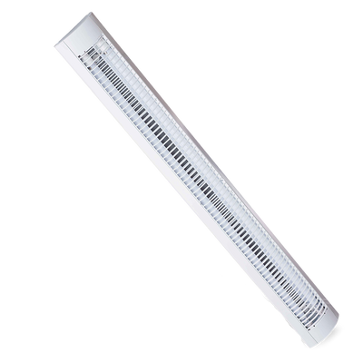 Gabinete 2x18W T8 LED con louver de rejilla antideslumbrante, luz fría (6500K) 90-290V de Megamex