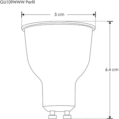 Lámpara MR16 9W 38° GU10 100-240V opciónes color de luz de iLumileds