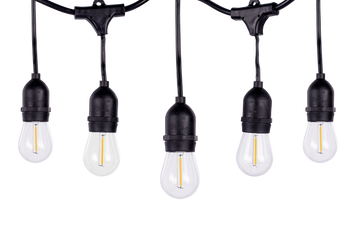 Guirnalda LED vintage 15 sockets (focos incluidos) 14.6m 15W 2700K de ICON