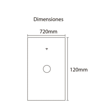 Interruptor Smart WiFi individual con neutro opción acabado blanco o negro de ICON