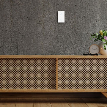 Interruptor Smart WiFi doble sin neutro opción acabado blanco o negro de ICON