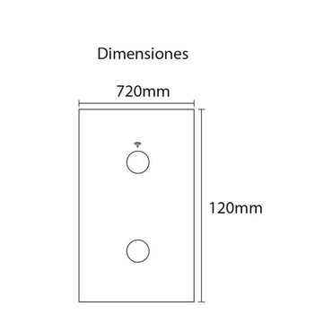Interruptor Smart WiFi doble sin neutro opción acabado blanco o negro de ICON