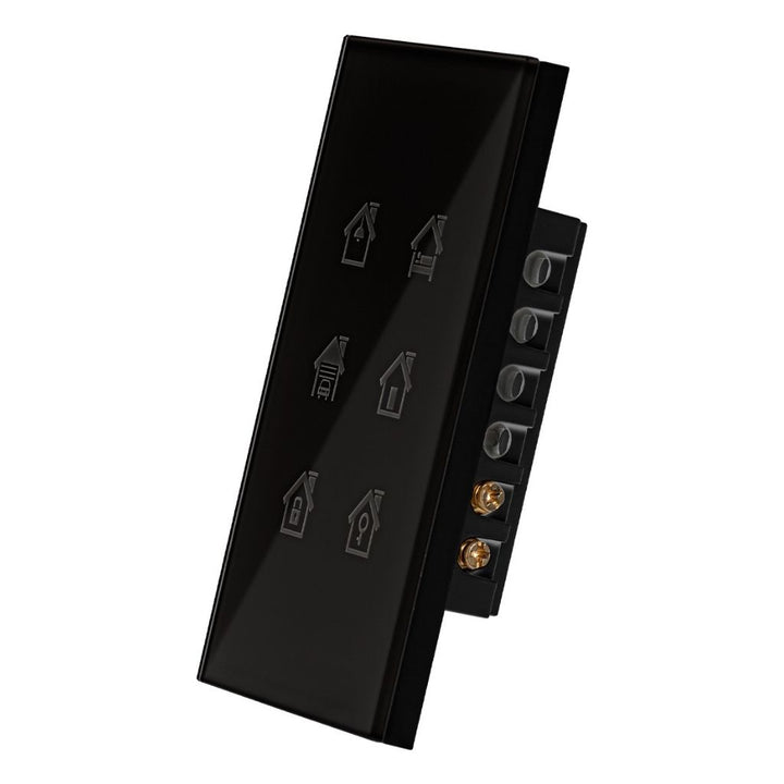 Interruptor Smart WiFi para detonar escenas, 6 interruptores opción acabado blanco o negro de ICON