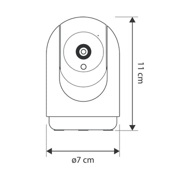 Cámara WiFi para interior 360° de ICON