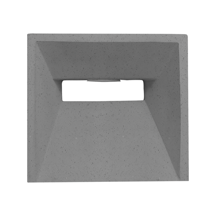 Bolardo de concreto Oslo 5W 38° luz cálida (3000K), 25cm de altura 110-130V de iLumileds