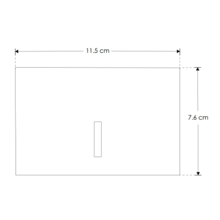 Luminario de cortesía salida de luz lineal con sensor de movimiento oculto 2W luz cálida (3000K), compatible con registro tipo chalupa, de policarbonato negro y blanco, 85-265V de iLumileds