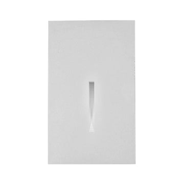 Luminario vertical de cortesía salida de luz lineal con sensor de movimiento oculto 2W luz cálida (3000K), compatible con registro tipo chalupa, de policarbonato negro y blanco, 85-265V de iLumileds