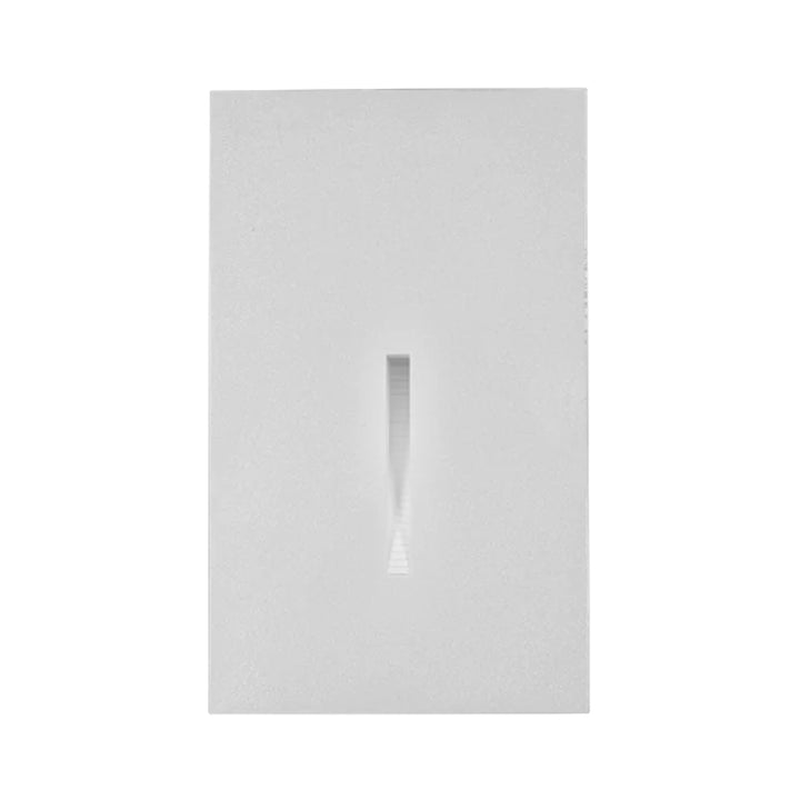 Luminario vertical de cortesía salida de luz lineal con sensor de movimiento oculto 2W luz cálida (3000K), compatible con registro tipo chalupa, de policarbonato negro y blanco, 85-265V de iLumileds