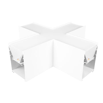 Cople en forma de cruz iluminado 12W para luminarios de la serie ILUINTB, 85 - 277 Vca de iLumileds