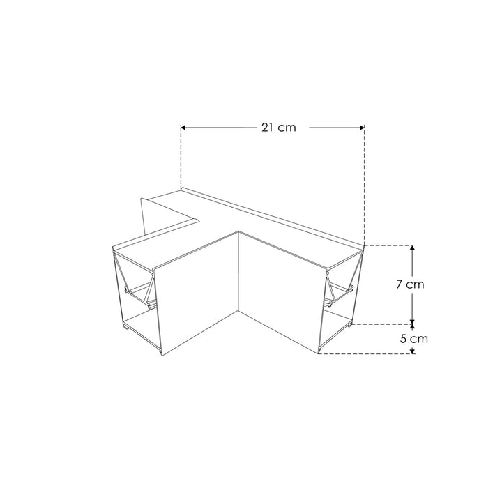 Cople en forma de T iluminado 10W para luminarios de la serie ILUINTB, 85 - 277 Vca de iLumileds