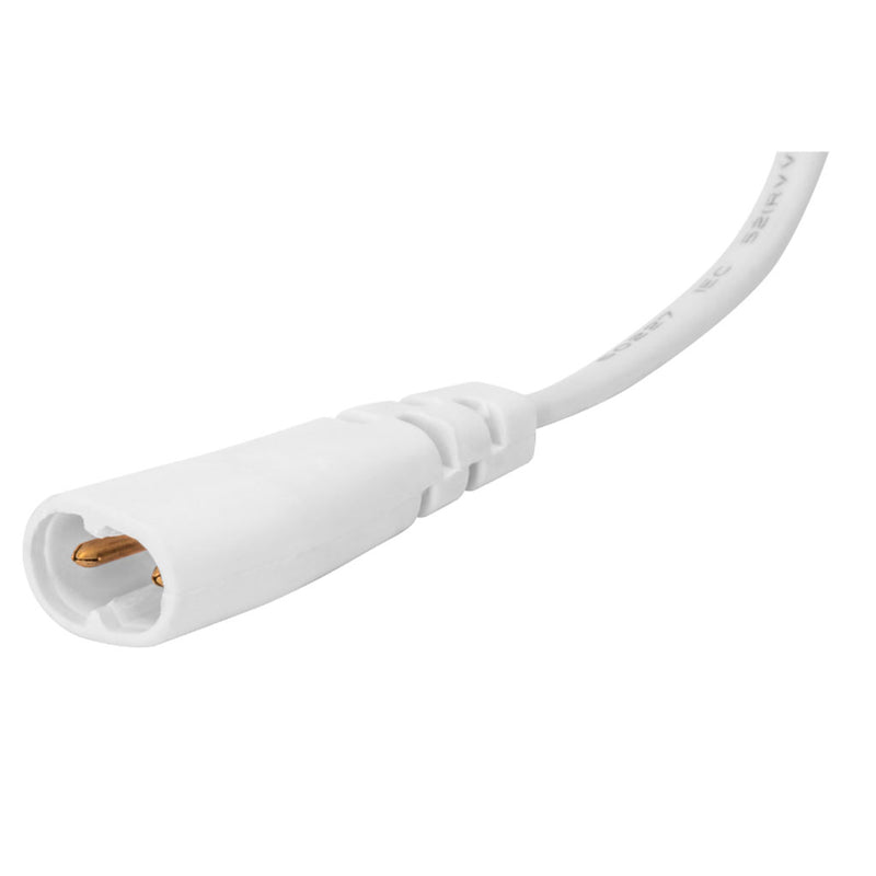 Conector macho con 60 cm de cable blanco para luminarios de la serie ILUINTWS (5.3 A máximo) de iLumileds