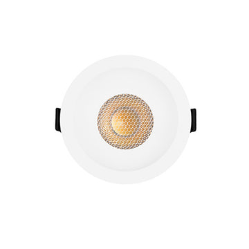 Downlight 12W 60° con louver CRI90 (Ø 8.5cm), cambio de color de luz con switch (cáido 3000K - neutro 4000K - frío 6000K) 85-277V de iLumileds