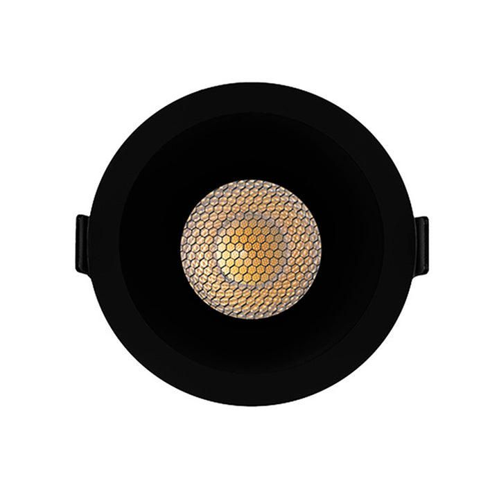 Downlight 18W 60° con louver CRI90 (Ø 10.5cm), cambio de color de luz con switch (cáido 3000K - neutro 4000K - frío 6000K) 85-277V de iLumileds