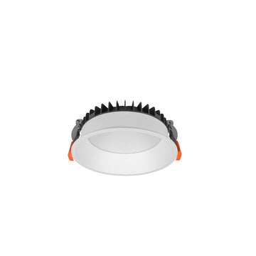 Downlight bajo deslumbramiento 18W (Ø 15.5cm) color de luz cálido (3000K) o Neutro (4100K) 85-265V, fabricado en aluminio acabado blanco de iLumileds
