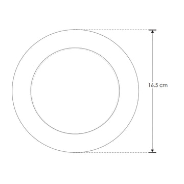 Downlight fabricado en policarbonato 12W opción luz neutra cálida o fría, adaptable a bote integral N°12 de iLumileds