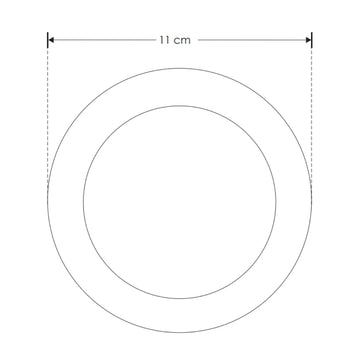 Downlight atenuable 6W 110-130V opciones color de luz fabricado en policarbonato apto para zonas húmedas de iLumileds