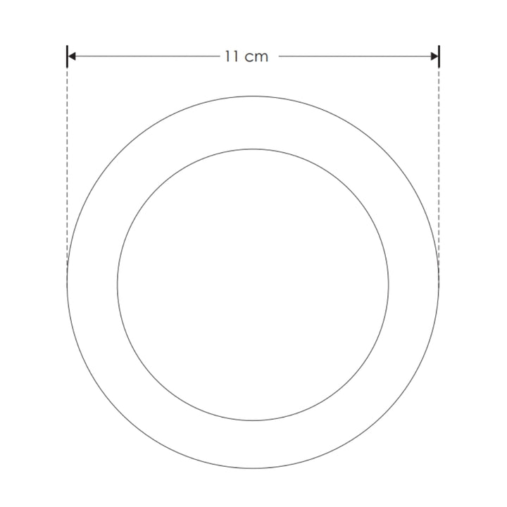 Downlight atenuable 6W 110-130V opciones color de luz fabricado en policarbonato apto para zonas húmedas de iLumileds