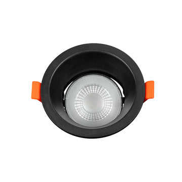 Luminario redondo LED 5W 53° luz cálida (3000K) (Ø 9.4cm) dirigible fabricado en policarbonato 110-240V de iLumileds