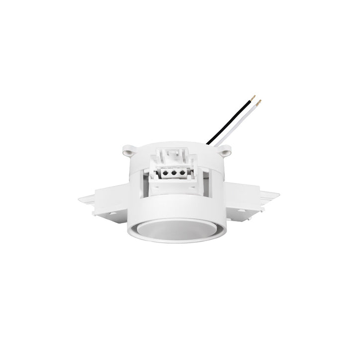Cople de conexiones horizontal para tres luminarios ajustable de 45 a 190° para sobreponer con unión iluminada 1W sereie DW opciones color de luz 127V, con 10 cm de cables de alimentación de iLumileds