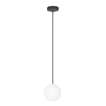 Luminario ALmer suspender esfera policarbonato 7W luz cálida 360° de iLumileds