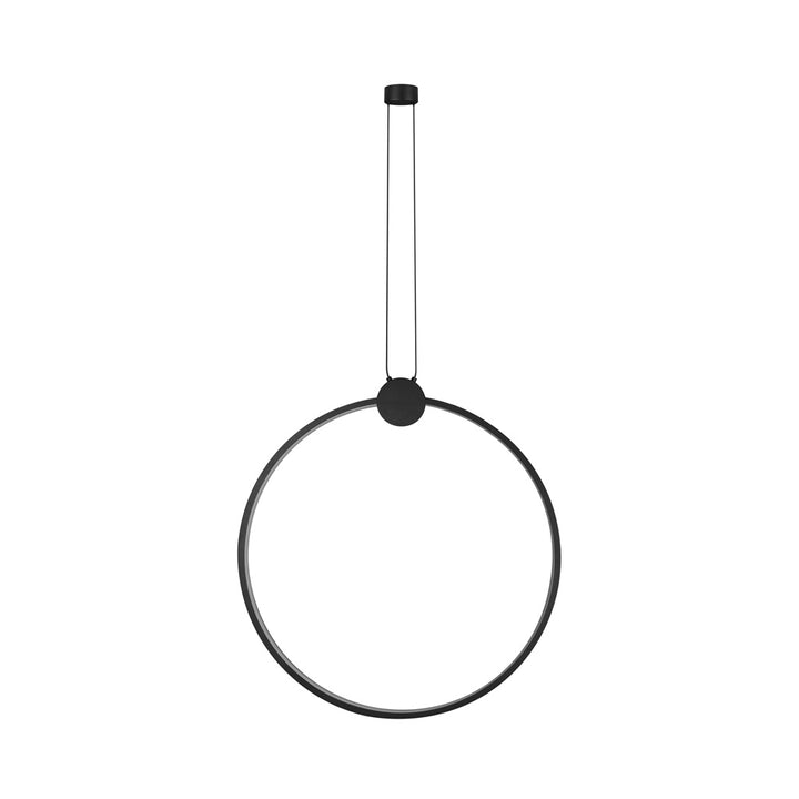 Aro de luz vertical Fibo 51 para suspender 51W luz cálida (3000K), suspensión ajustable 0-120cm de línea Europea iLumileds