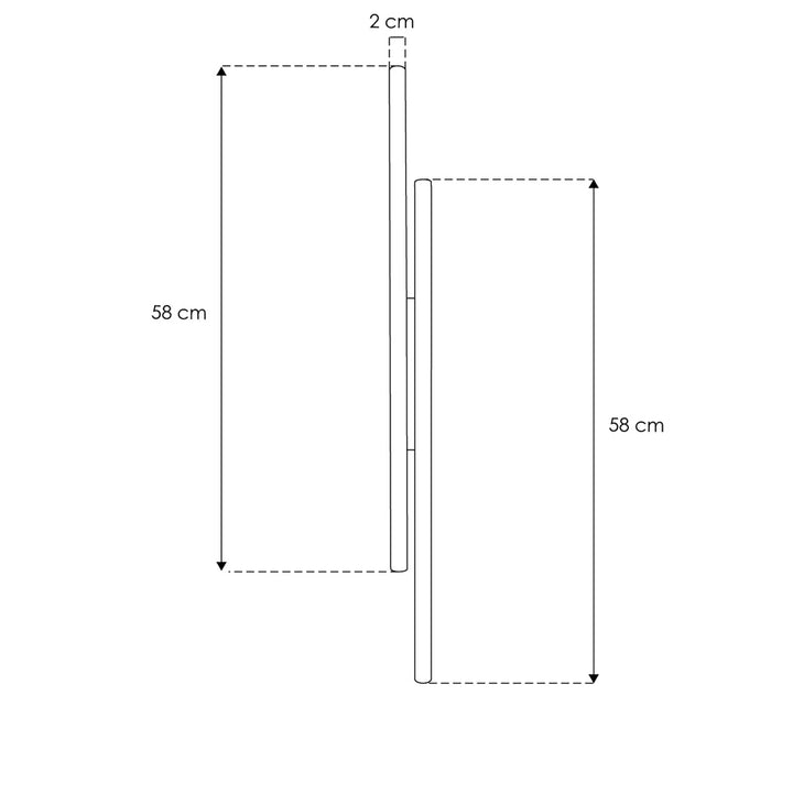 Luminario arbotante Pattu 8W 36° luz cálida (3000K) salida de luz directa - indirecta fabricado en aluminio acabado negro 100-265V de línea Europea iLumileds