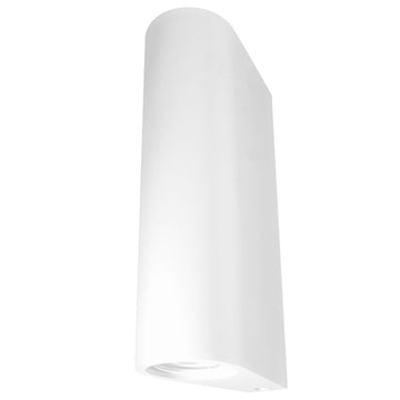 Luminario cilíndrico de Yeso para muro, incluye 2 bases GU10 de iLumileds