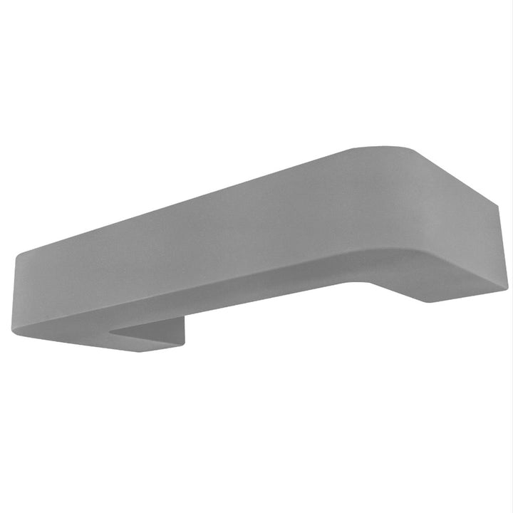 Luminario forma herradura de Yeso para muro, incluye base G9 de iLumileds