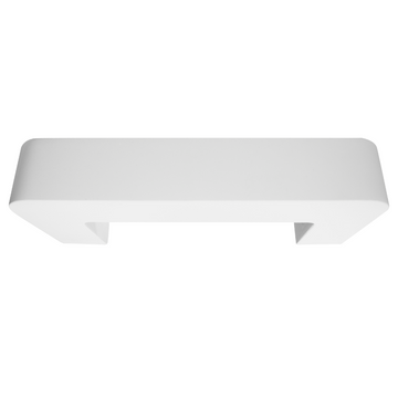 Luminario forma herradura de Yeso para muro, incluye base G9 de iLumileds