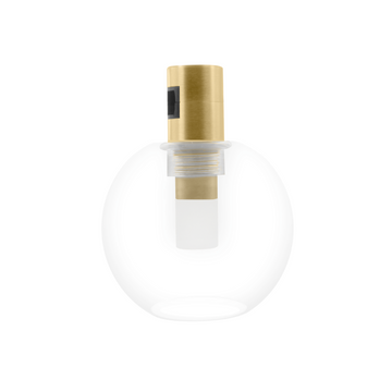 Módulo Tadema Cristal Esférico LED 5W luz cálida (3000K) 360° 24V acabado dorado línea Europa iLumileds