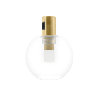 Módulo Cristal Esférico LED 5W luz cálida (3000K) 360° 24V acabado dorado línea Europa iLumileds