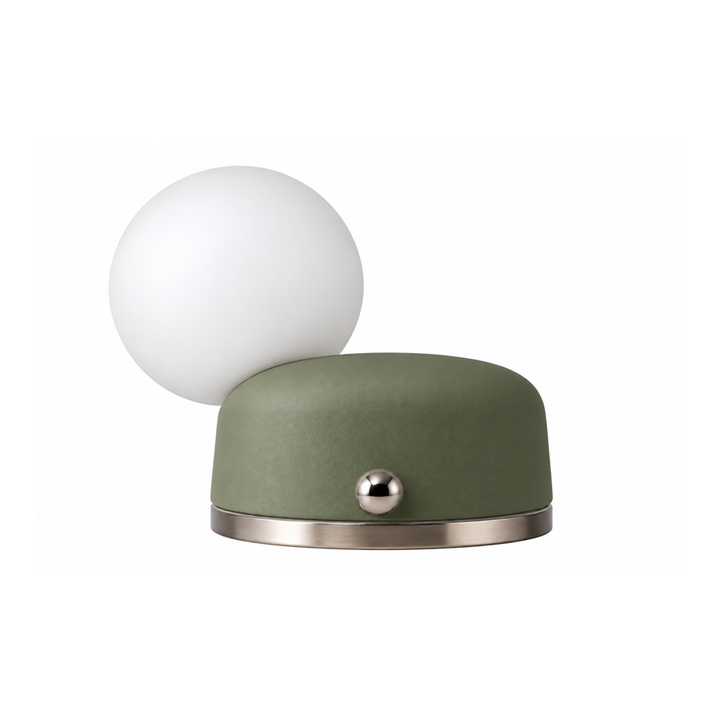 Luminario de mesa con LED de 5W, luz cálida, atenuable, cerámica acabado verde, ILUEURMASIL5WWWV de iLumileds