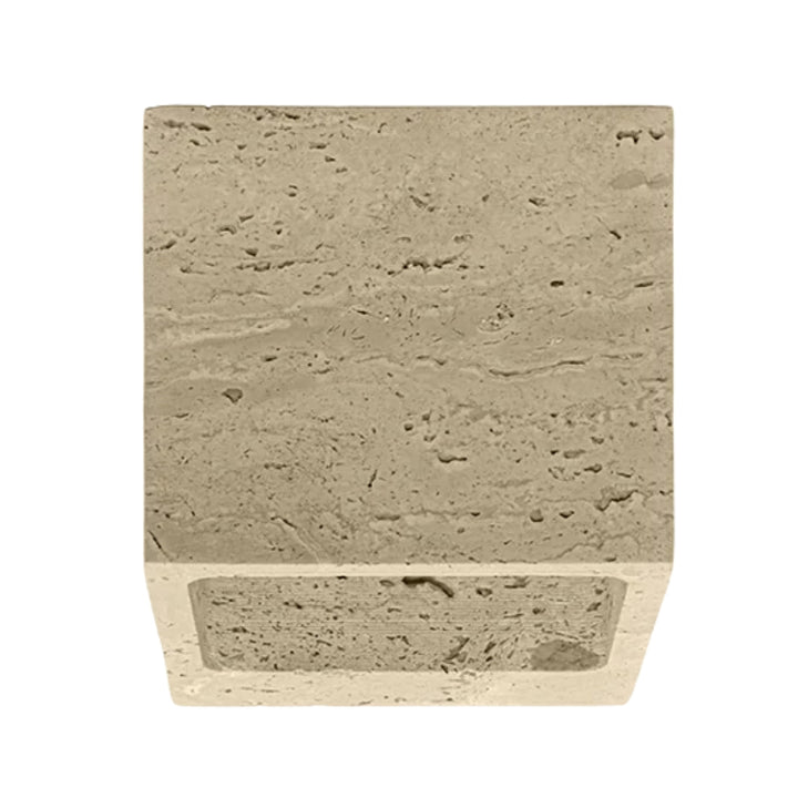 Luminario arbotante rectangular Michelozzo con salida directa / indirecta 3W luz cálida (3000K) 85-265V, acabado travertino beige iLumileds