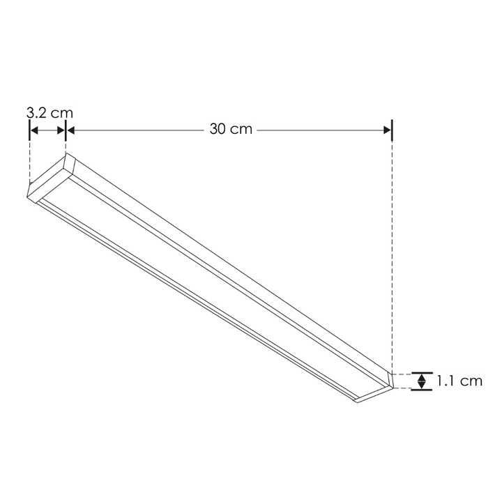 Luminario tipo flood 12W 105° luz cálida (3000K) y neutra (4100K) 48V cc para mini riel magnético de iLumileds