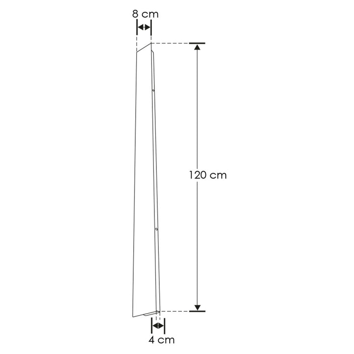 Luminario barra de luz perimetral 120cm 29W luz cálida para interior y exterior de iLumileds