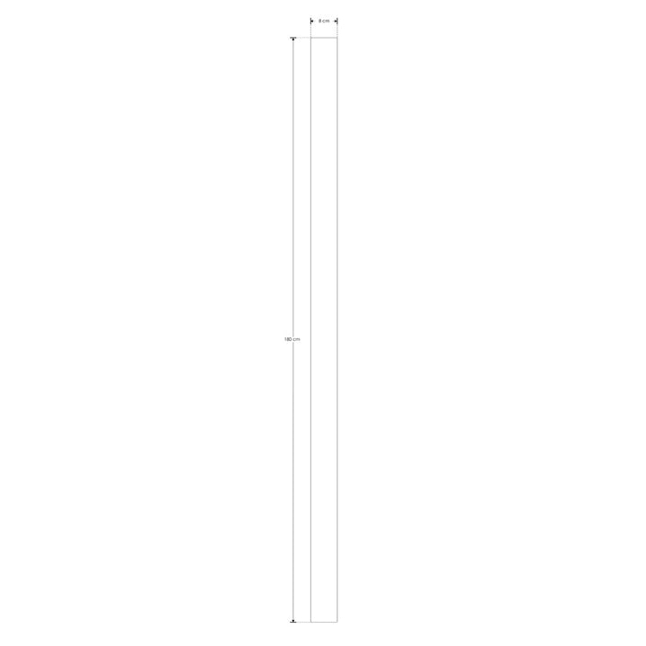 Luminario rectangular de 180cm x 8cm para muro 60W con salidas laterales luz cálida (3000K) de iLumileds