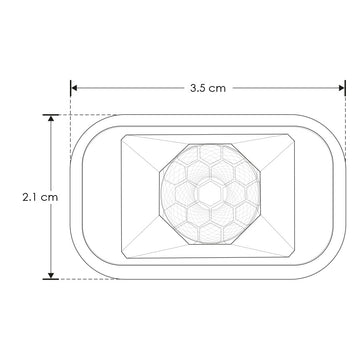 Mini luminario puntual 3W 24° luz cálida (3000K) 48V bajo deslumbramiento con louver para riel magnético de iLumileds
