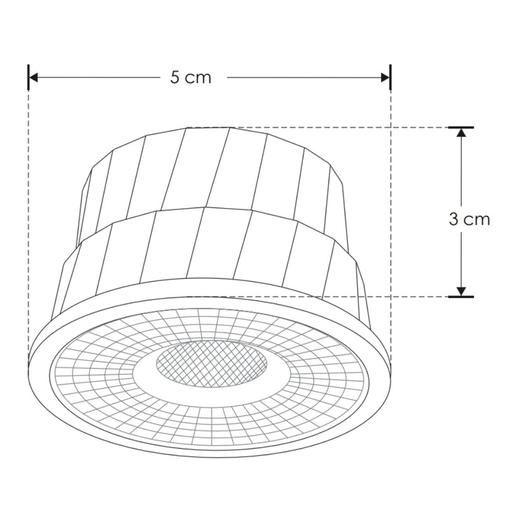 Módulo MR16 LED 7W 38° atenuable apto para zonas húmedas 110-130V opciones color de luz de iLumileds